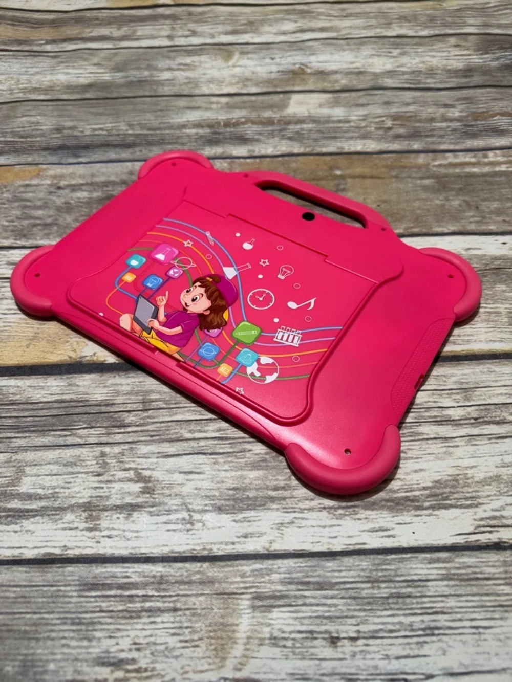 Generic Kids Tablet with Pink Shockproof Case - Non Working
